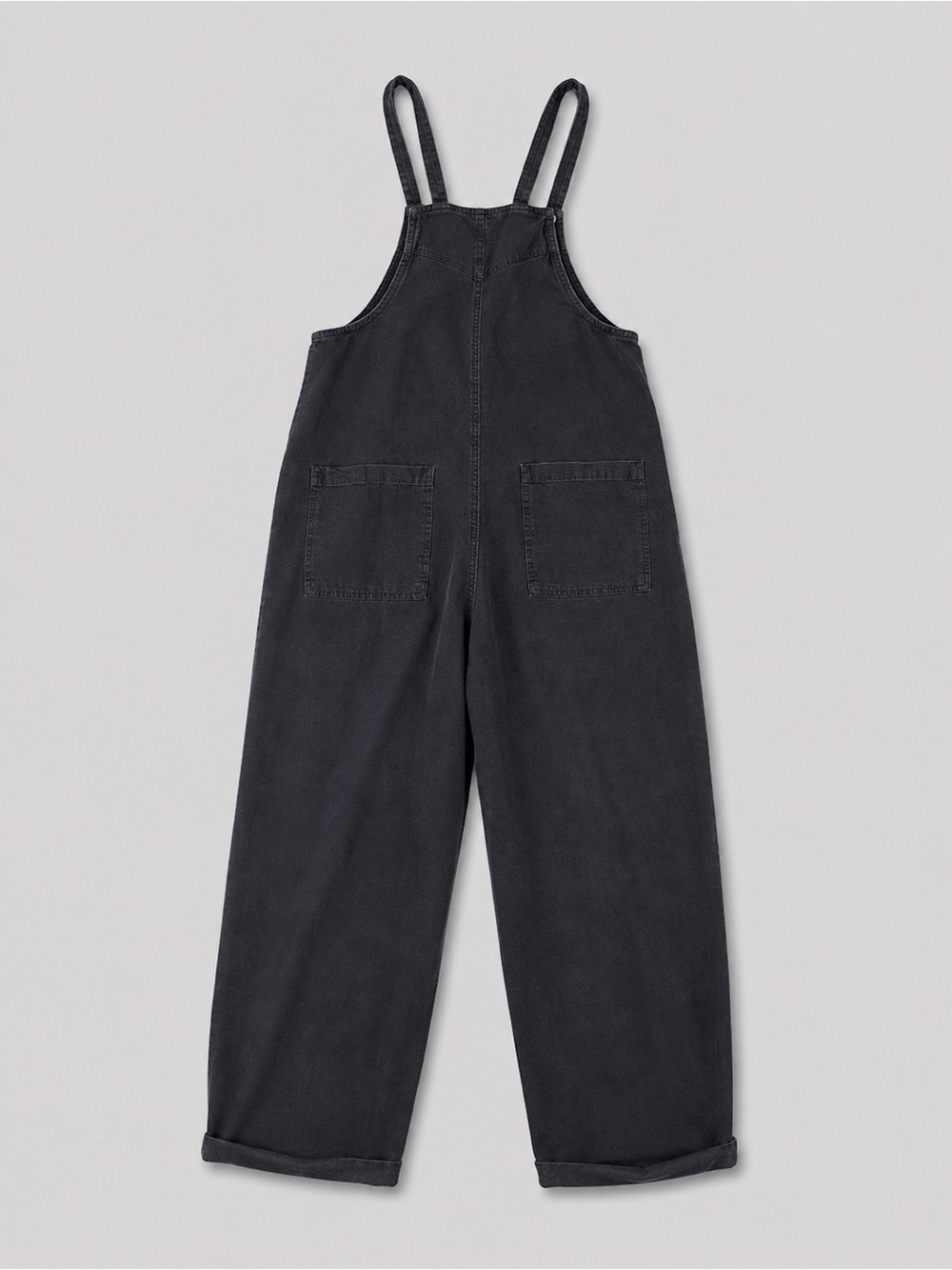 Women's Charcoal Gray Baggy Oversized Utility Jumpsuit Size Small | Relaxed Fit - Picture 4 of 11